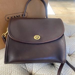 Vintage Coach Handbag with Top Handle